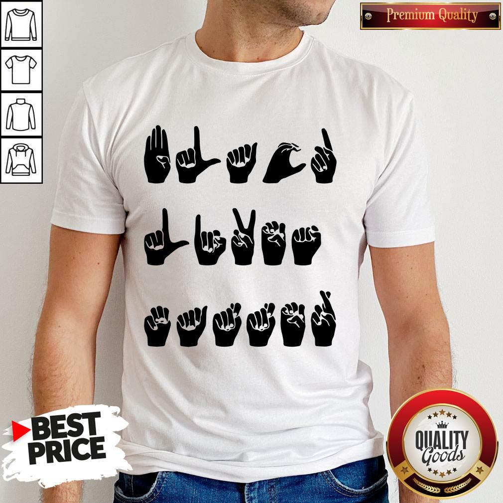 Hot Finger Language Black Lives Matter Shirt