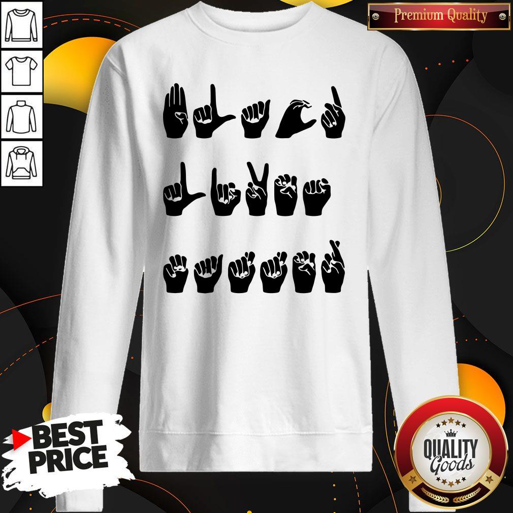 Hot Finger Language Black Lives Matter Shirt