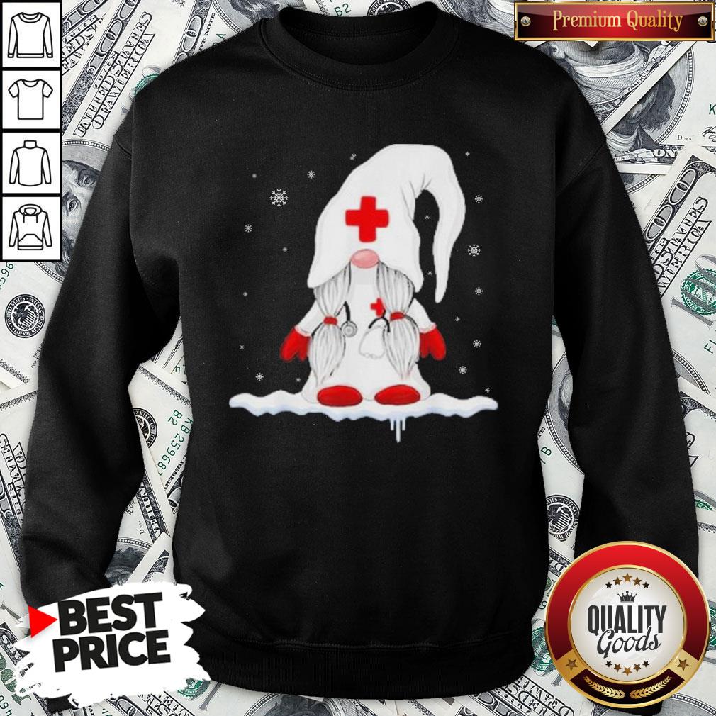 Hot Gnome Nurse Christmas Shirt