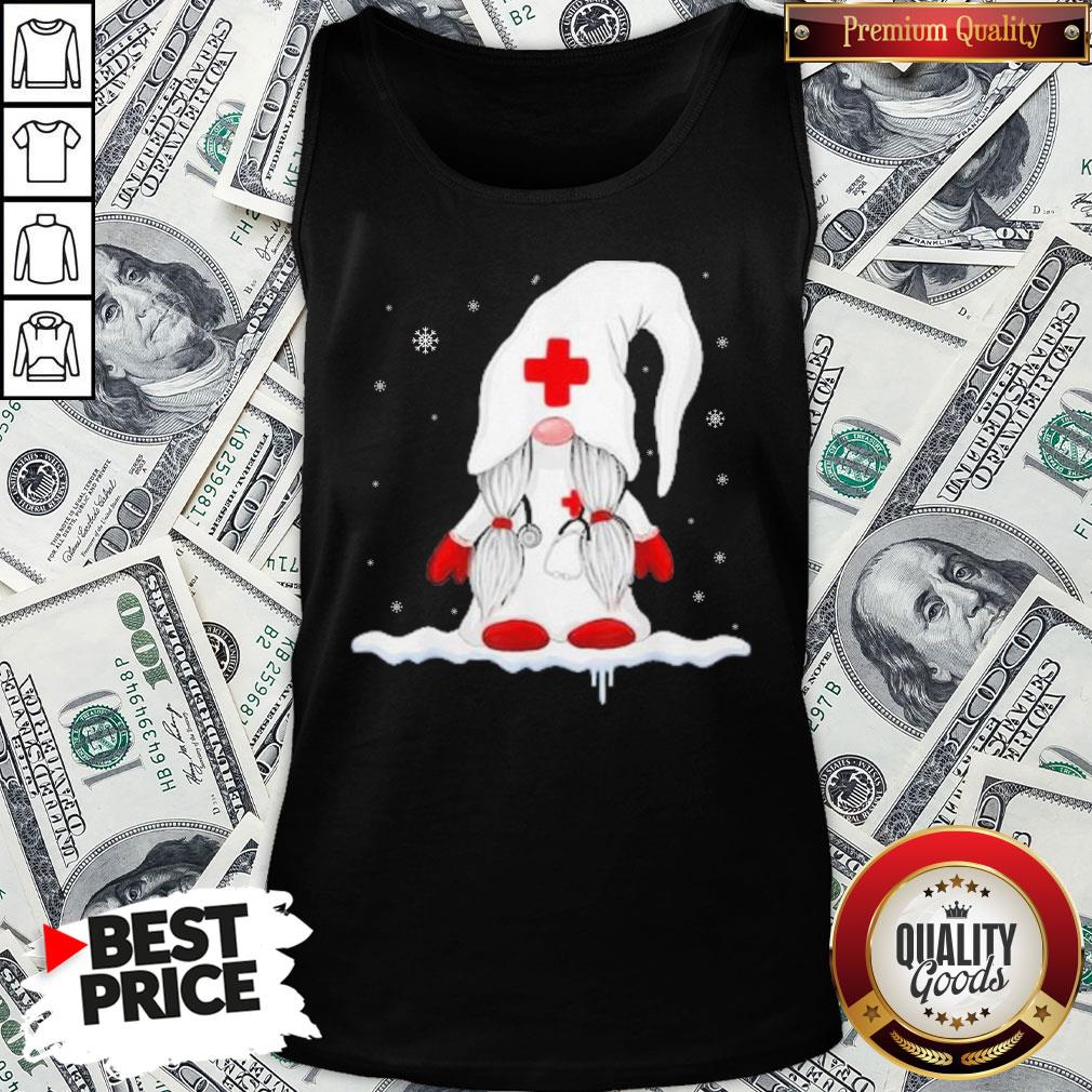 Hot Gnome Nurse Christmas Shirt