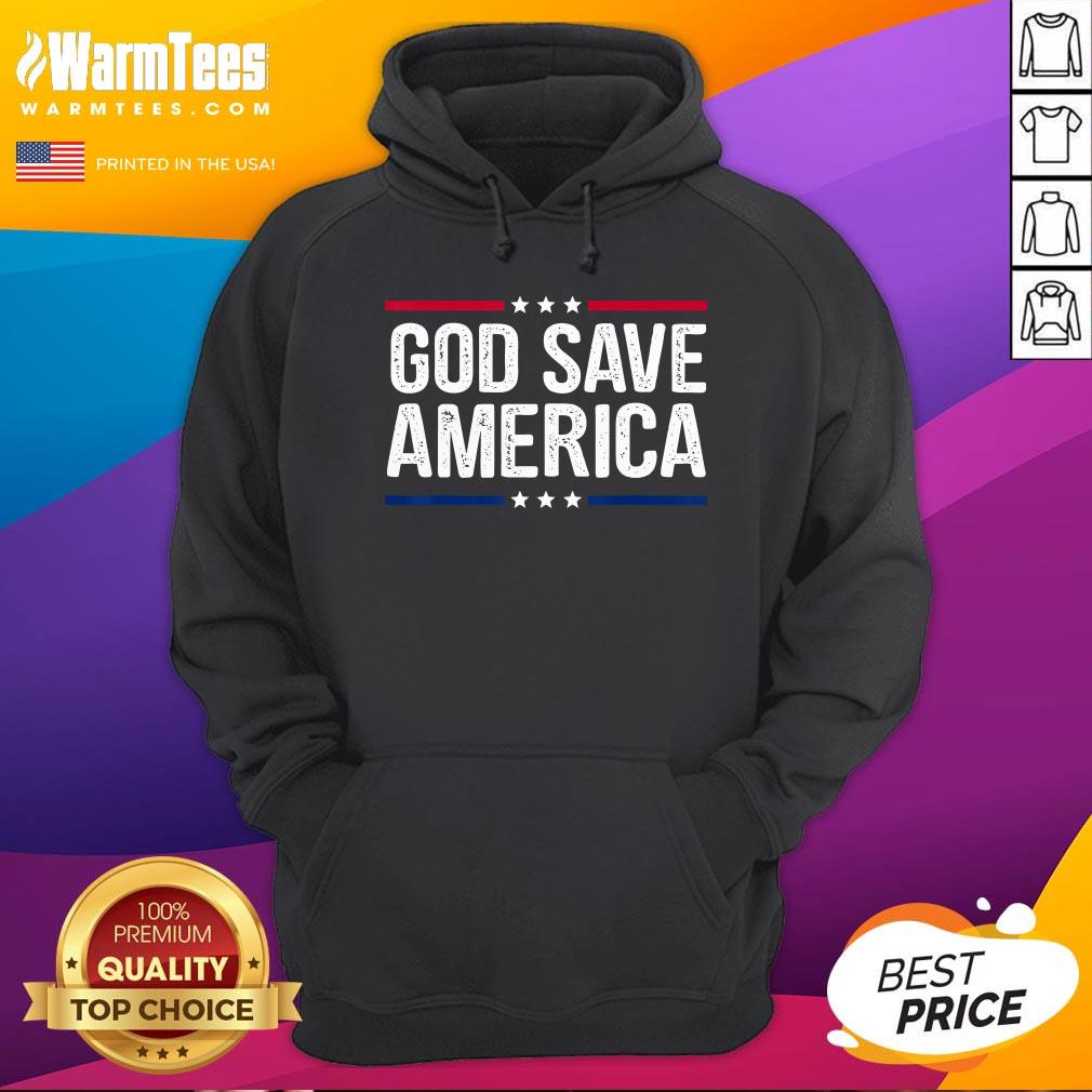 Hot God Save America Shirt Retro Vintage Style Tee Shirt