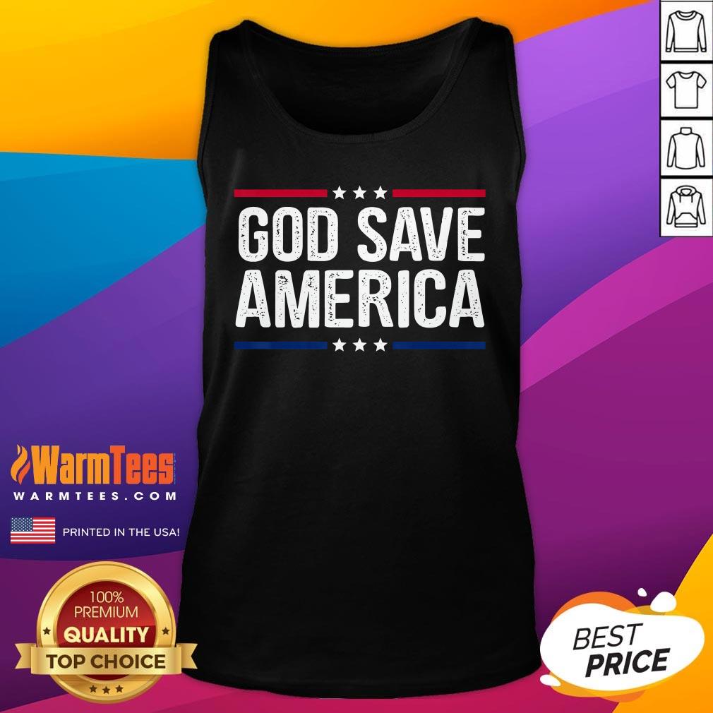 Hot God Save America Shirt Retro Vintage Style Tee Shirt