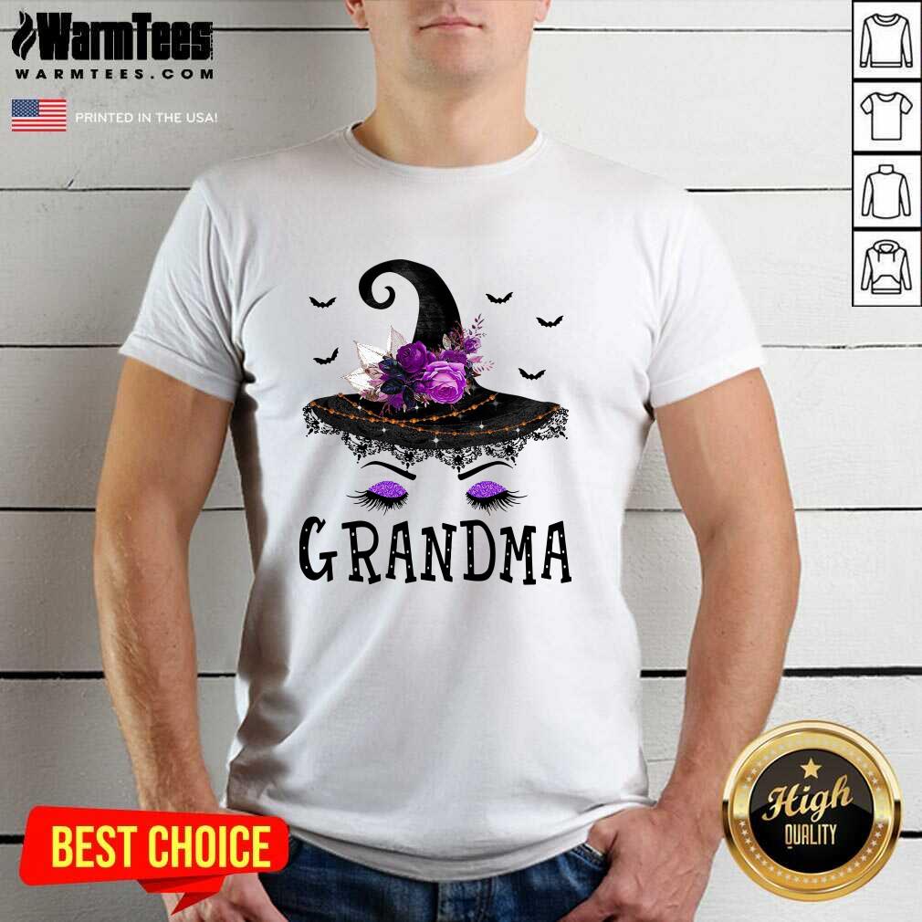 Hot Grandma Witch Hat Halloween Shirt