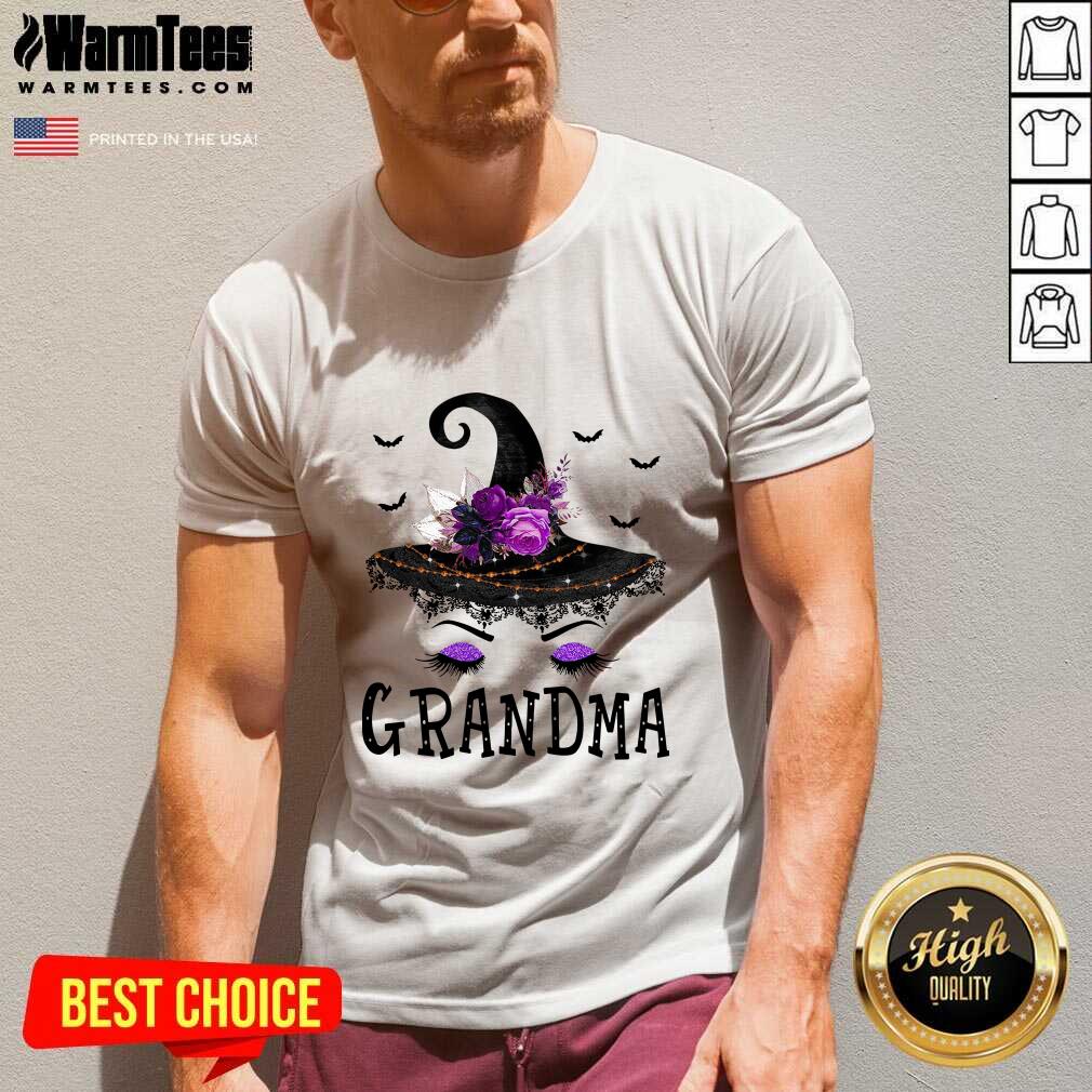 Hot Grandma Witch Hat Halloween Shirt