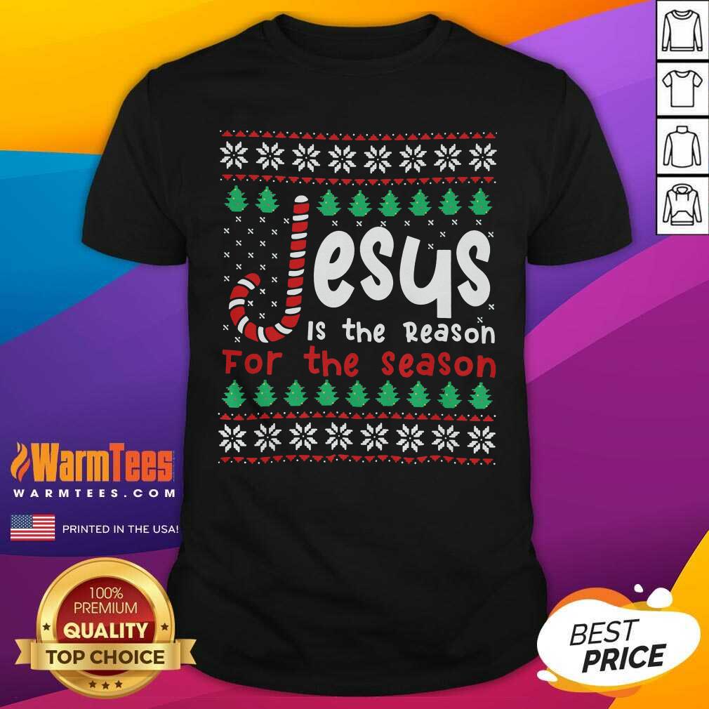 Hot Jesus Is The Reason For The Season Ugly Christmas Shirt