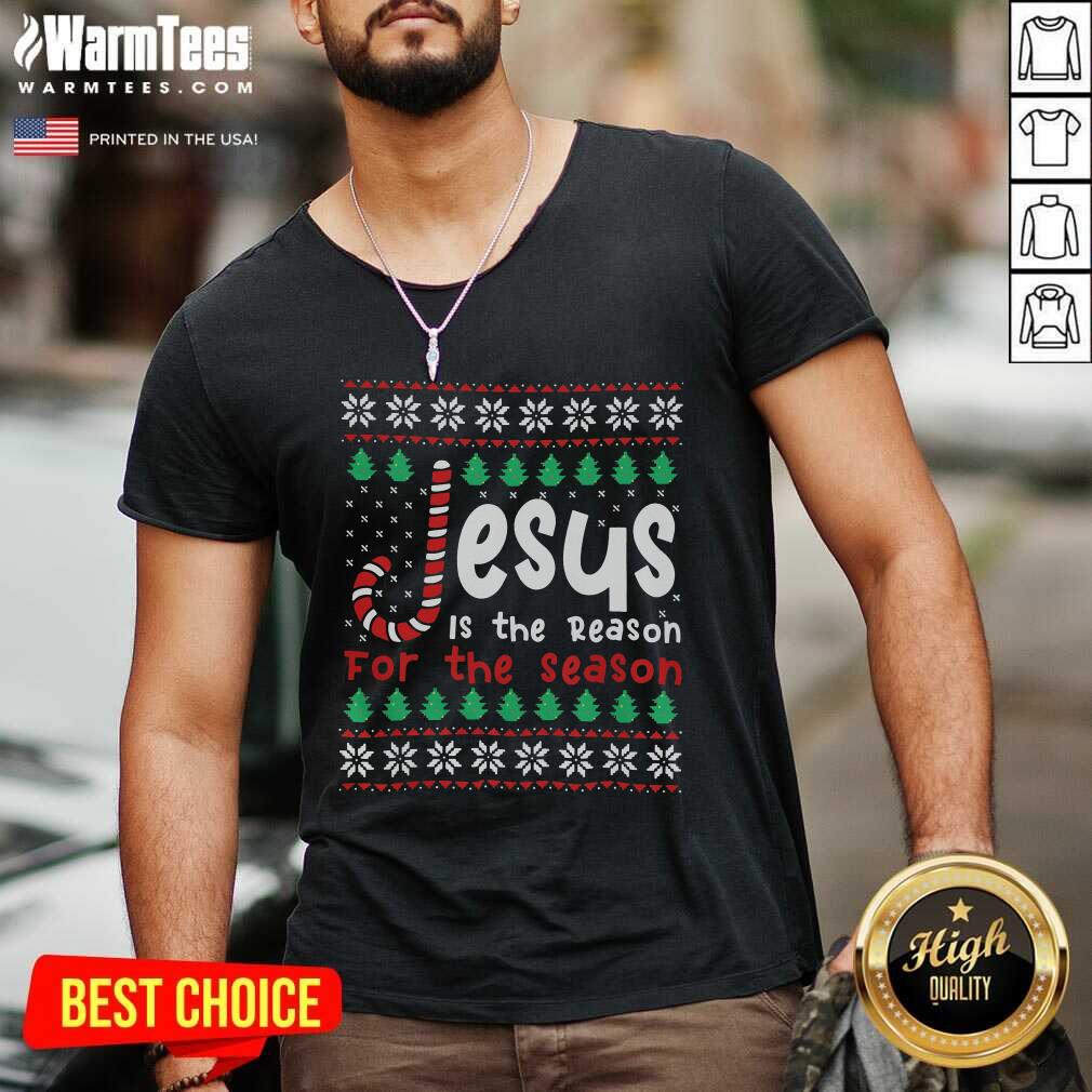 Hot Jesus Is The Reason For The Season Ugly Christmas Shirt