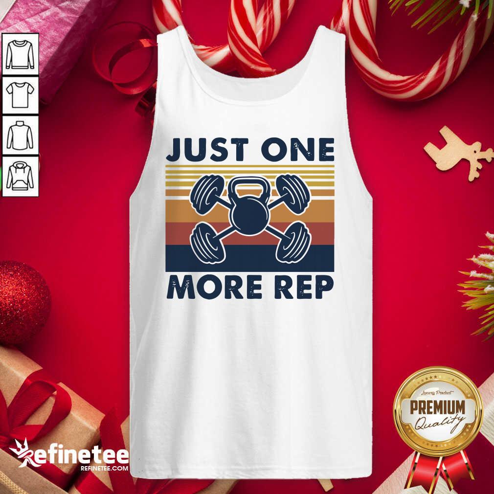 Hot Just One More Rep Vintage Retro Shirt