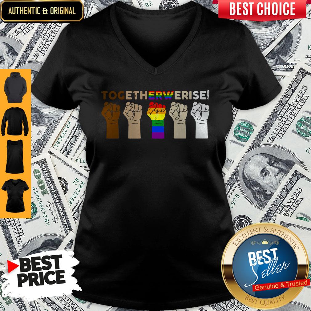 Hot LBGT Together We Rise Shirt