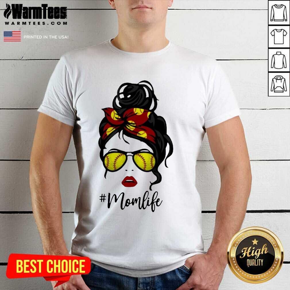 Hot Mom Life Softball Baseball Gold 201 Shirt