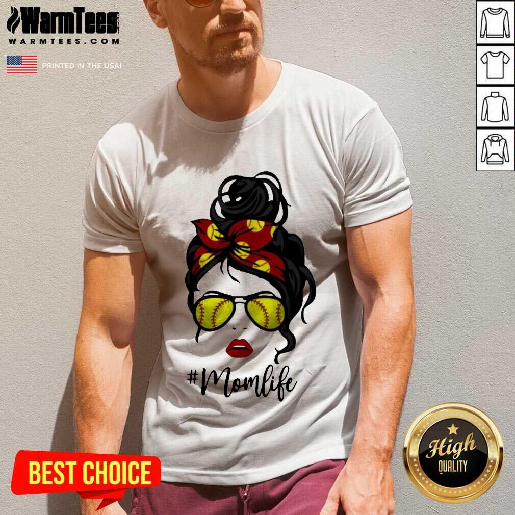 Hot Mom Life Softball Baseball Gold 201 Shirt