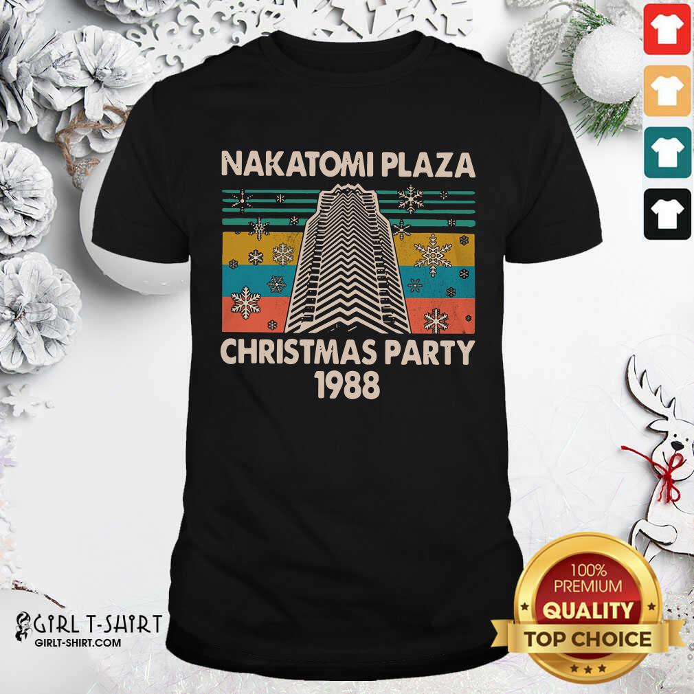 Hot Nakatomi Plaza Christmas Party 1988 Vintage Shirt