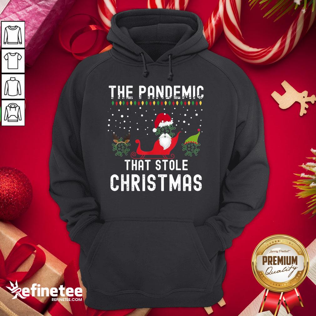 Hot Pandemic That Stole Christmas 2020 Ugly Tacky Xmas Shirt