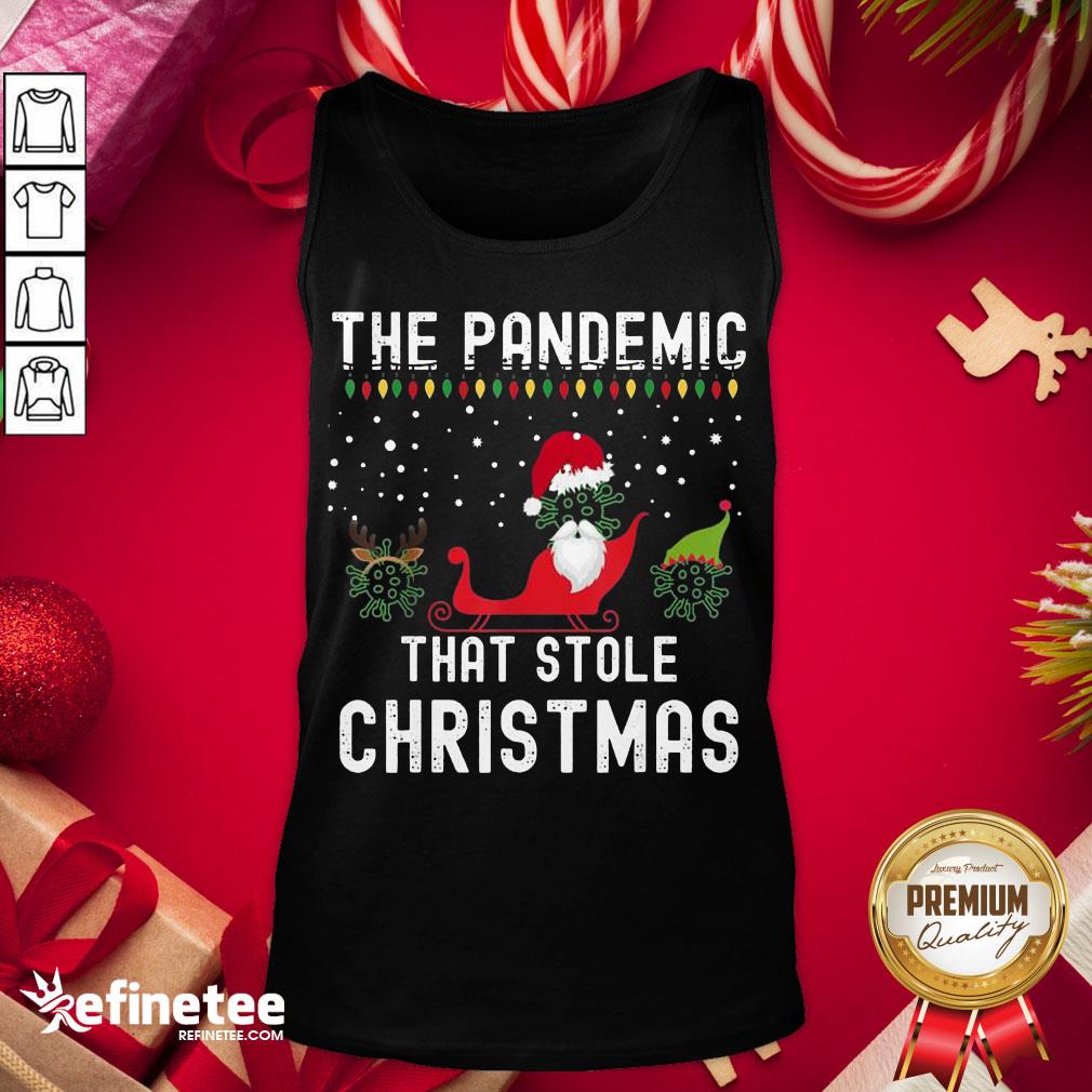Hot Pandemic That Stole Christmas 2020 Ugly Tacky Xmas Shirt