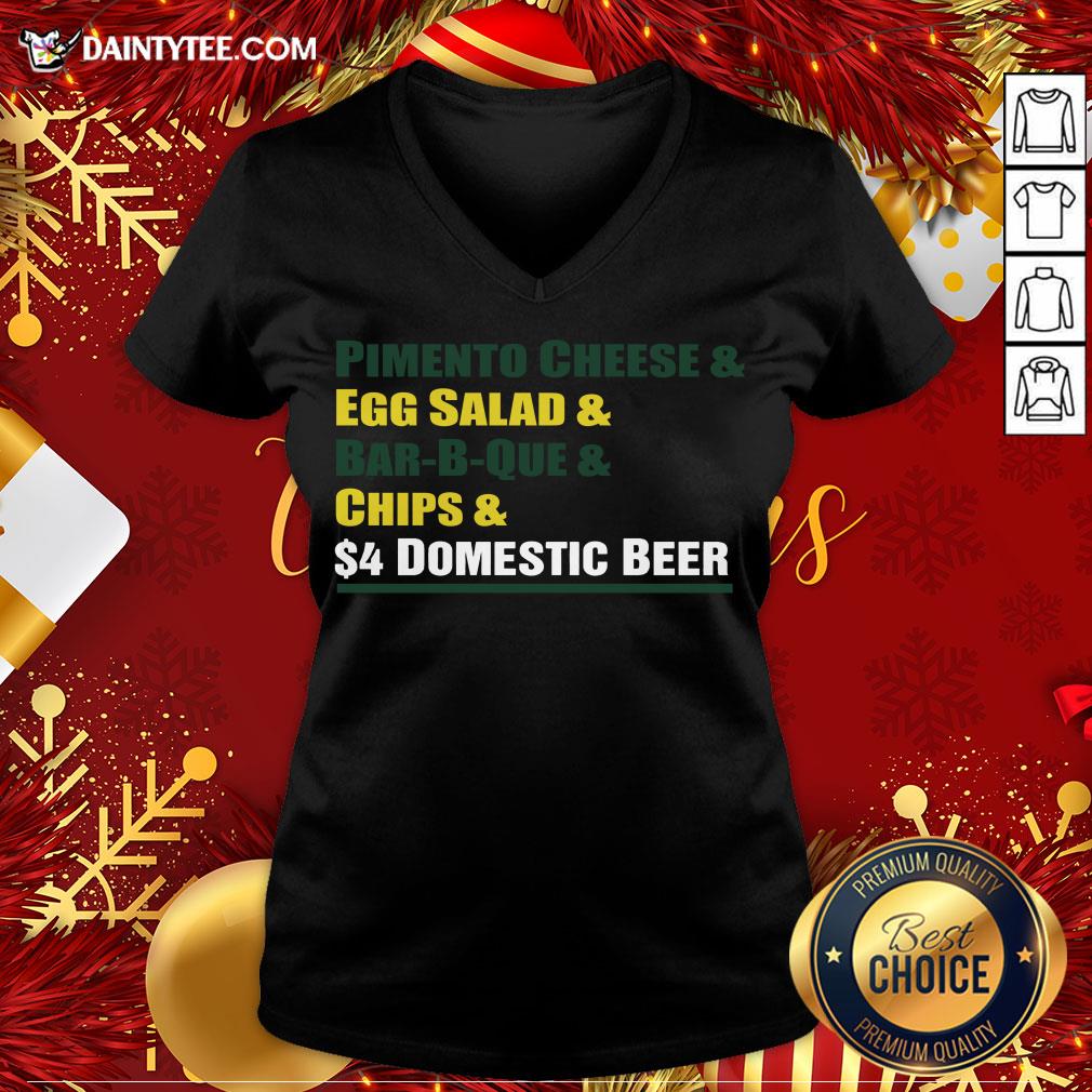 hot-pimento-cheese-and-egg-salad-and-bar-b-que-and-chips-and-domestic-beer-v-neck.jpg