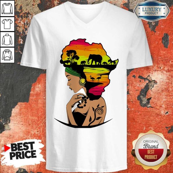 Ivory Coast Women Casual Shirt African Elephant in Ivorian Flag Colors TS04