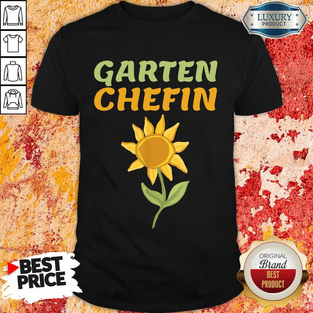 Hot Sonnenblume Garten Chefin Shirt