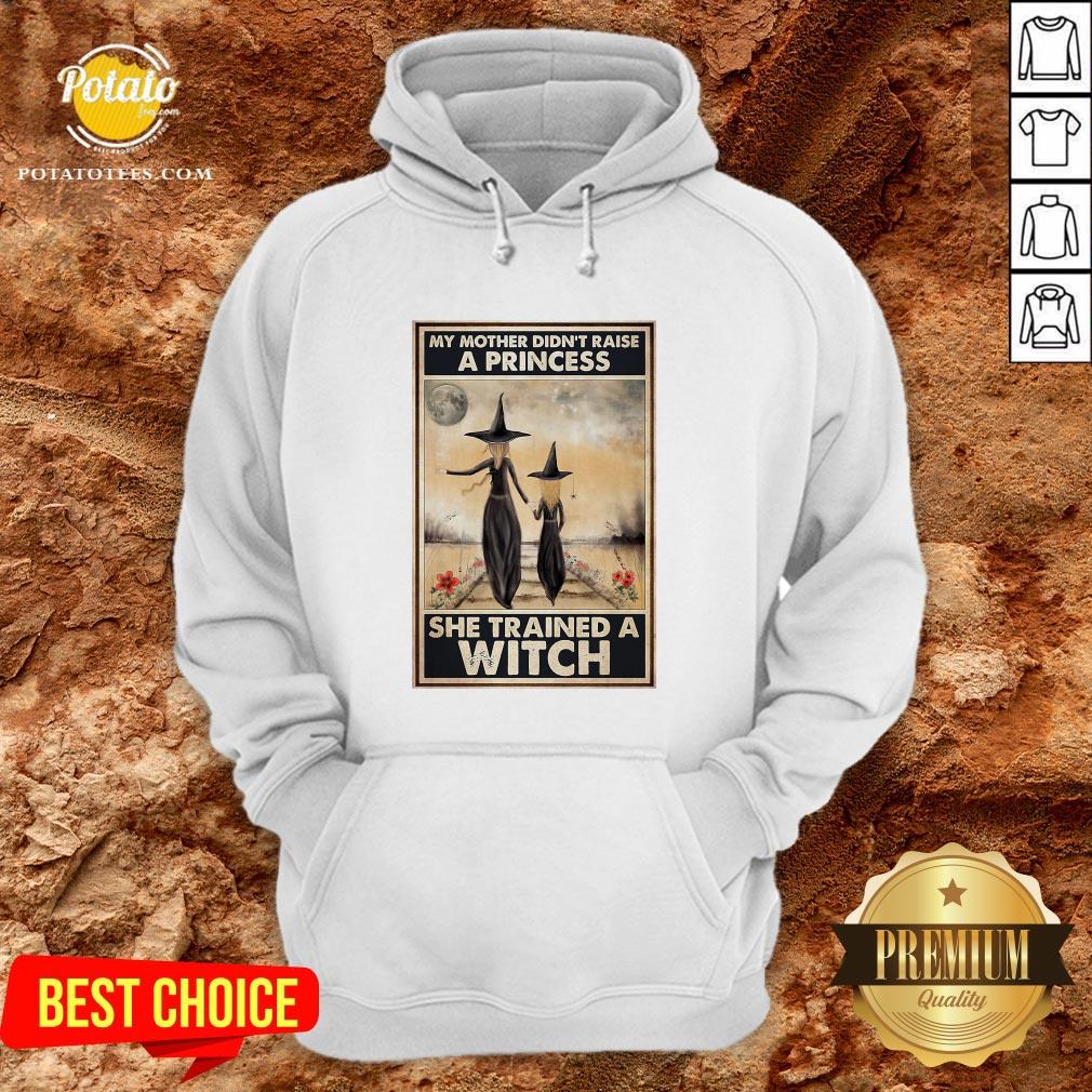 Hot Witch My Mother Didn’t Raise A Princess She Trained A Witch Poster Shirt