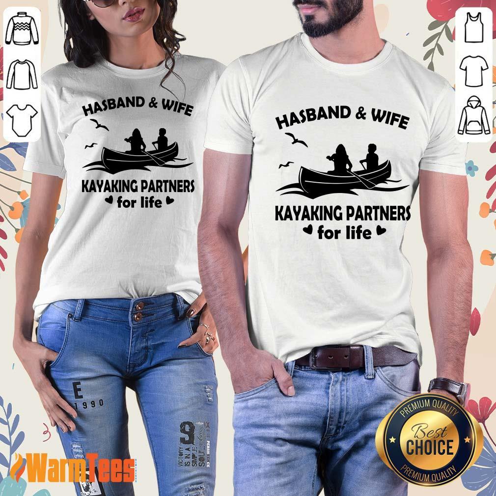 Husband And Wife Kayaking Partners Shirt