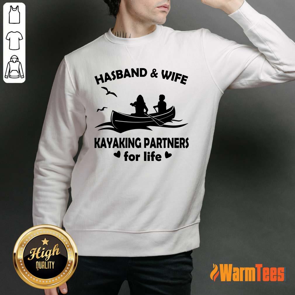 Husband And Wife Kayaking Partners Shirt