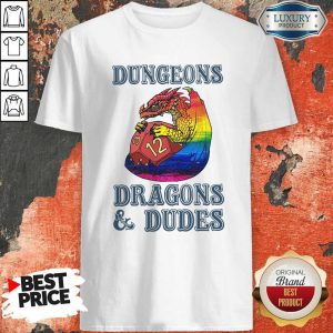 Top LGBT Dungeons Dragons And Dudes Shirt