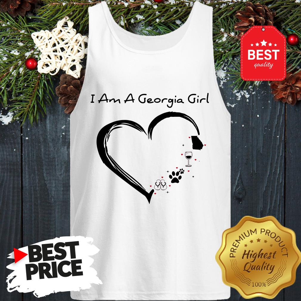 I Am A Georgia Girl Heart Shirt