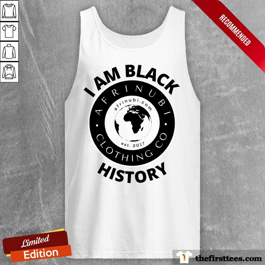 I Am Black Afrinubi Clothing Co History Shirt