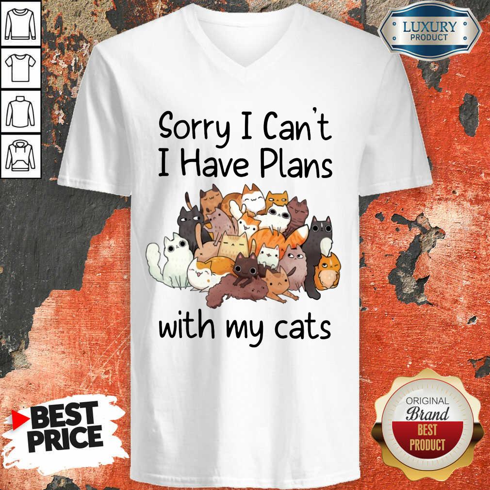 I Have Plans With My Cats Shirt