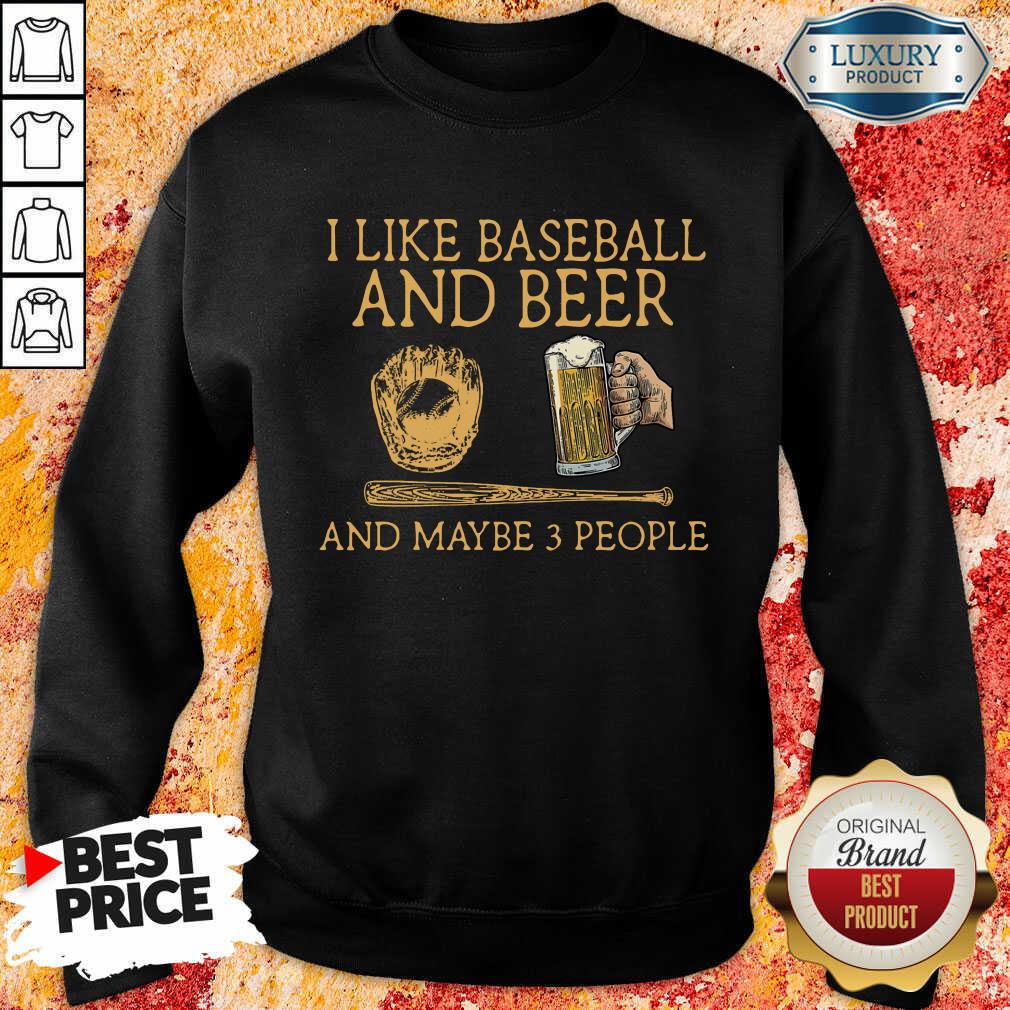 I Like Baseball And Beer Shirt