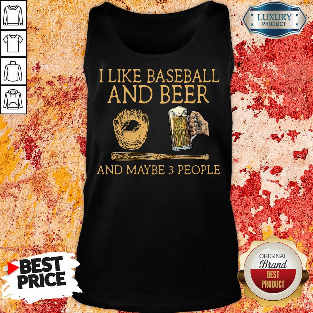 I Like Baseball And Beer Shirt