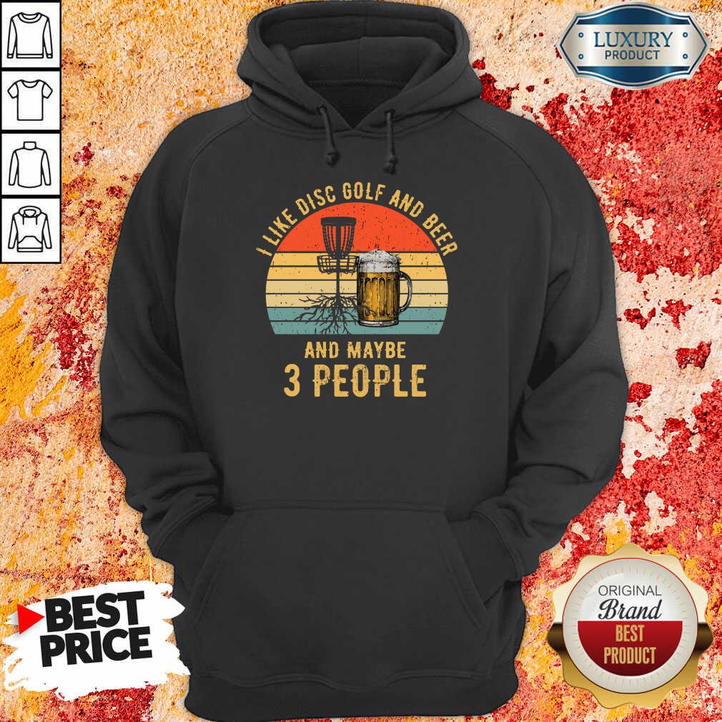 I Like Disc Golf And Beer Vintage Shirt