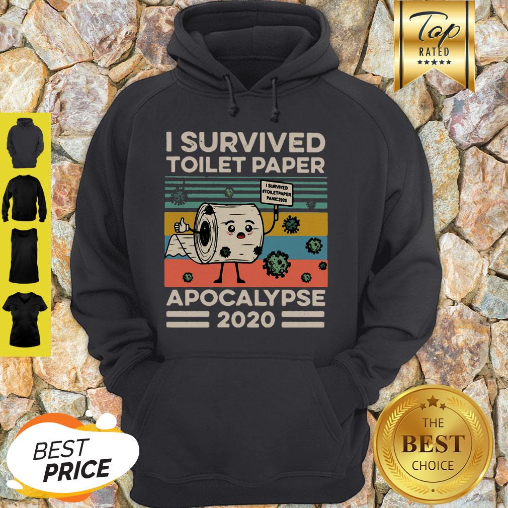 I Survived Toilet Paper Apocalypse 2020 Coronavirus Vintage Shirt