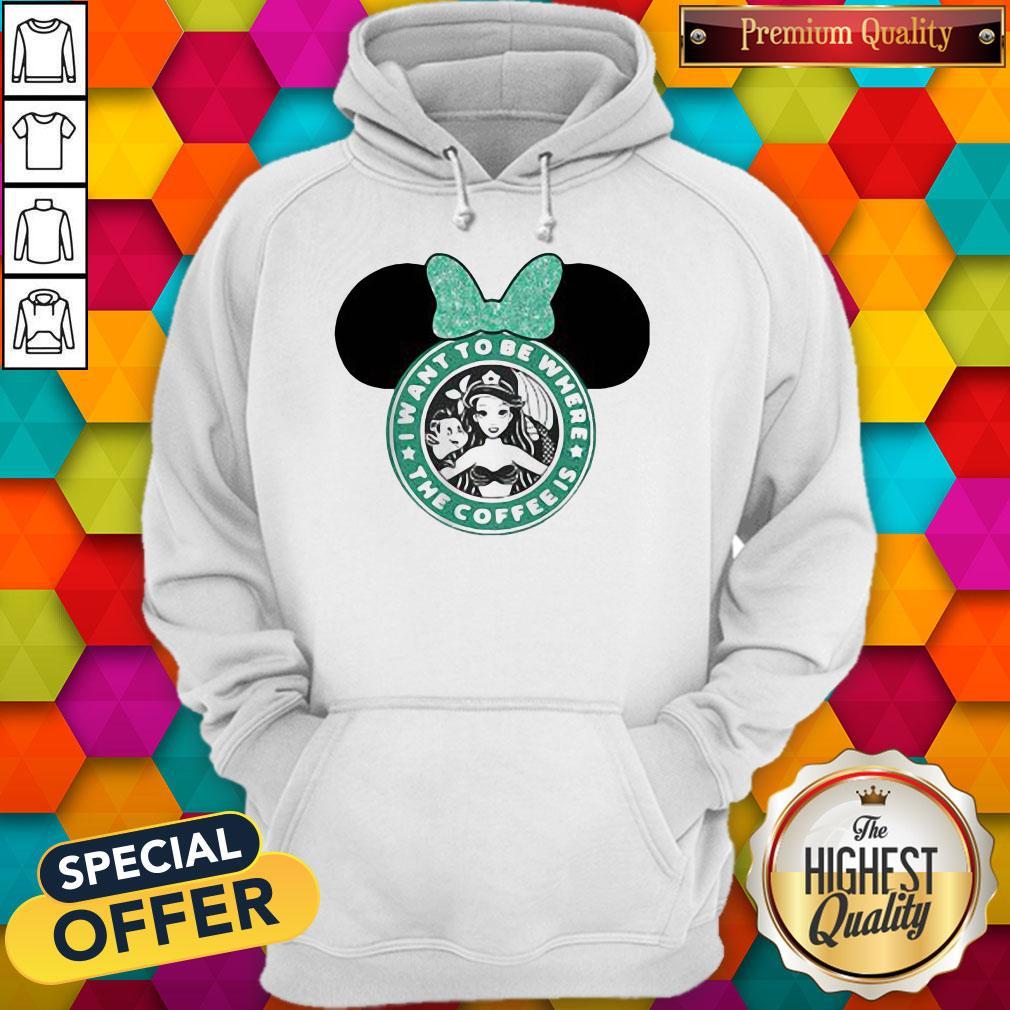 I Want To Be Where The Coffee Is Mickey Mouse Starbucks Shirt