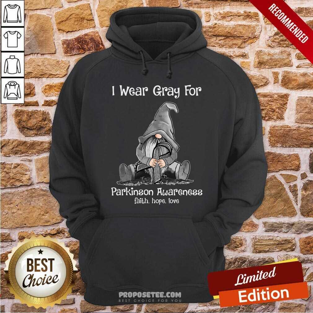 I Wear Gray For Parkinson Awareness Shirt