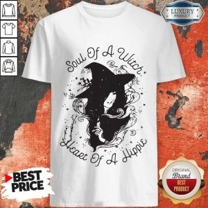 Cute Soul Of A Witch Broken Heart Of A Hippie Shirt
