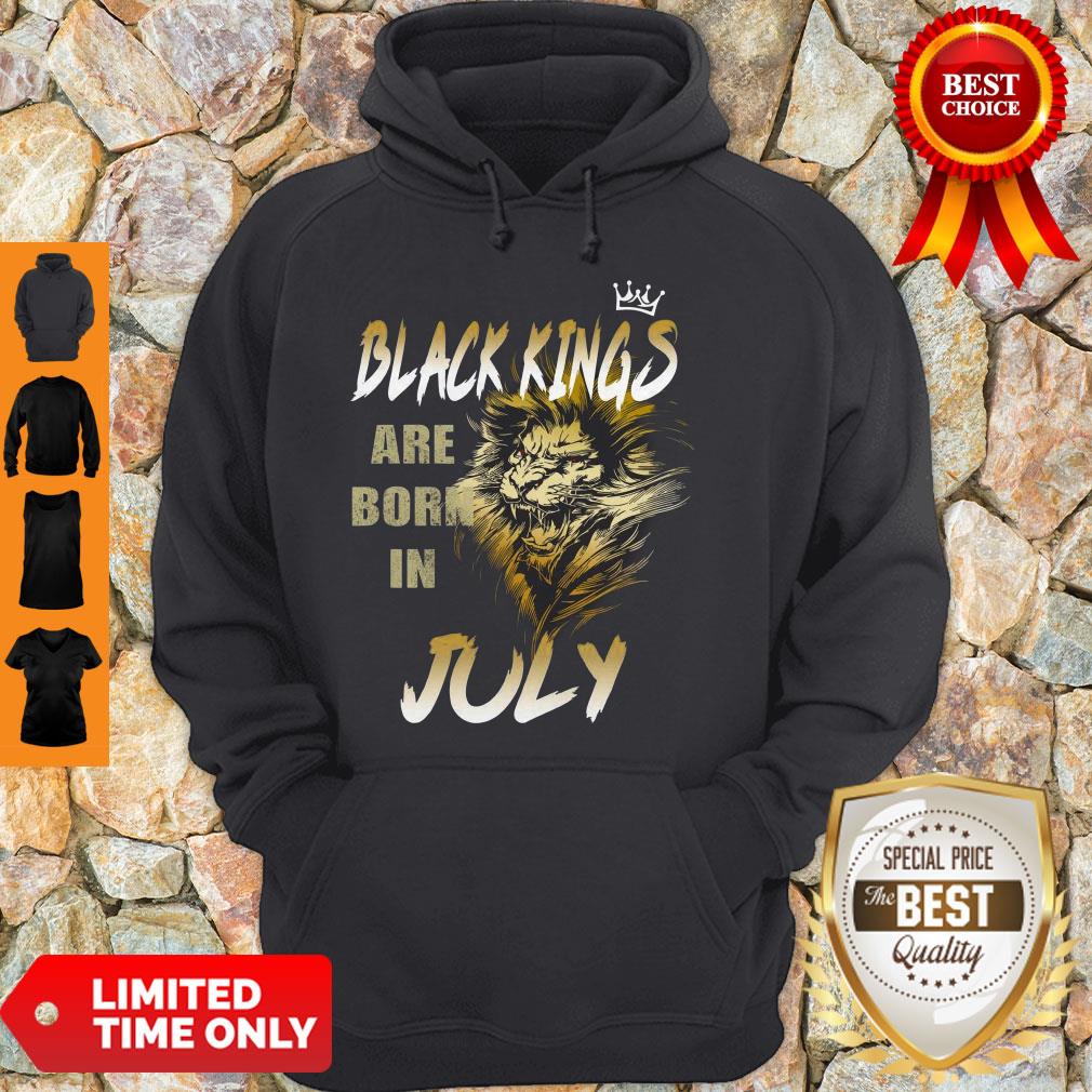 Original Lion Black Kings Are Born In July Shirt