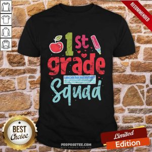 1st Grade Squad Apple Shirt