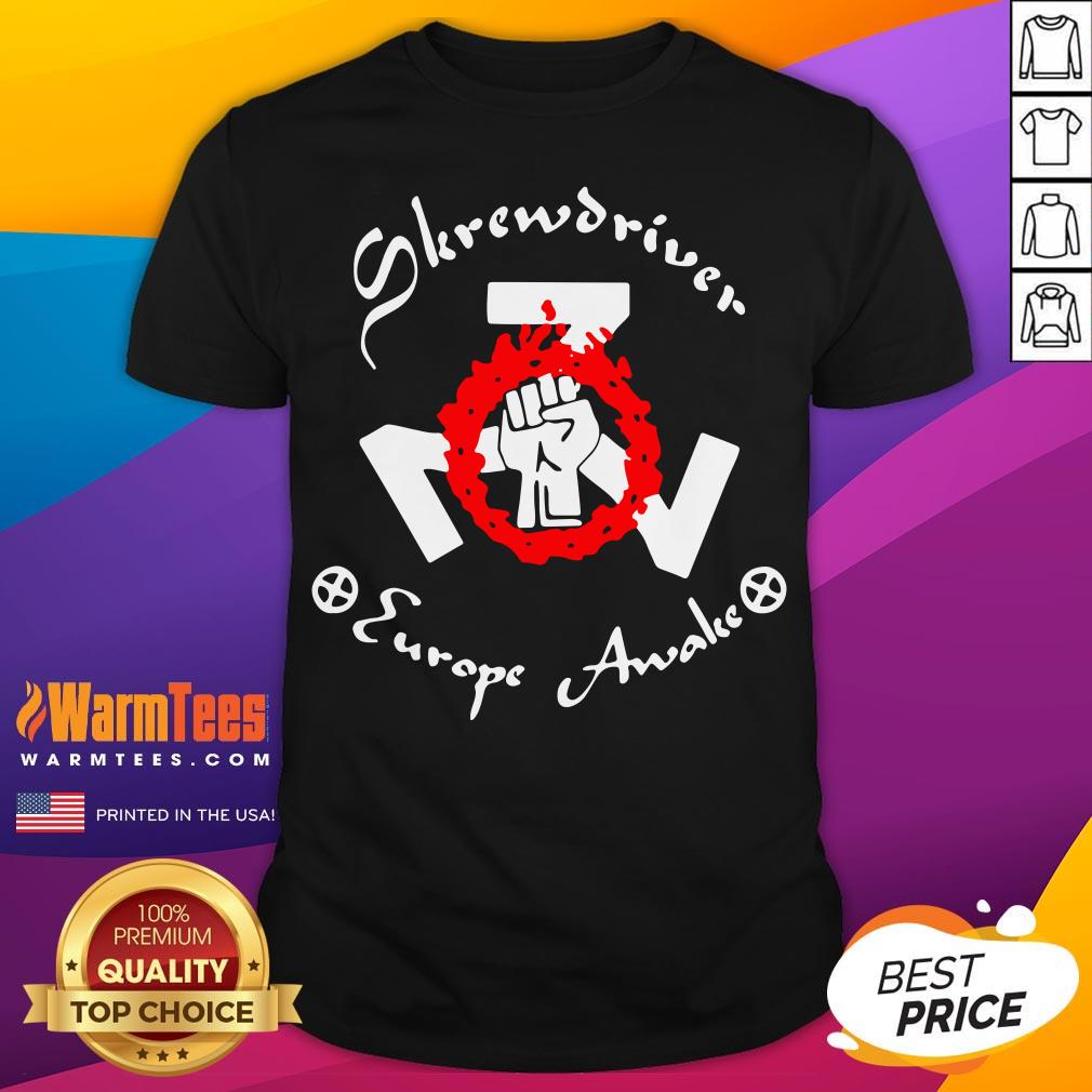 Official Shane Burley Skrewdriver Europe Shirt