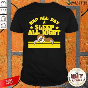 Funny Sloth Nap All Day Sleep All Night Shirt