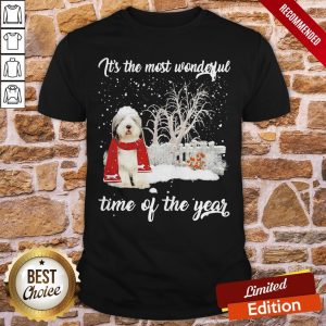 Sheep Dog It’s The Most Wonderful Time Of The Year Christmas Shirt