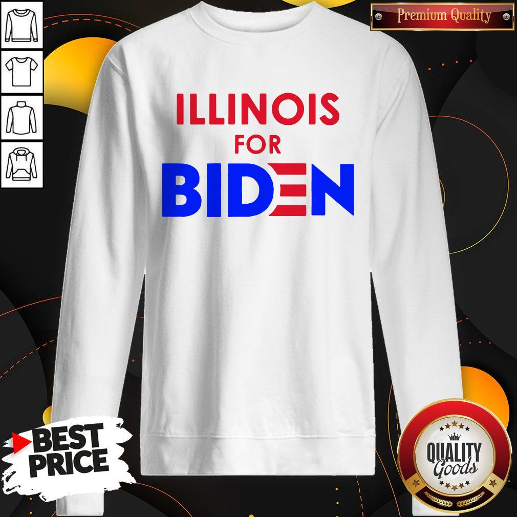 Illinois For Joe Biden Map 2020 Election USA Democrat Gift Shirt