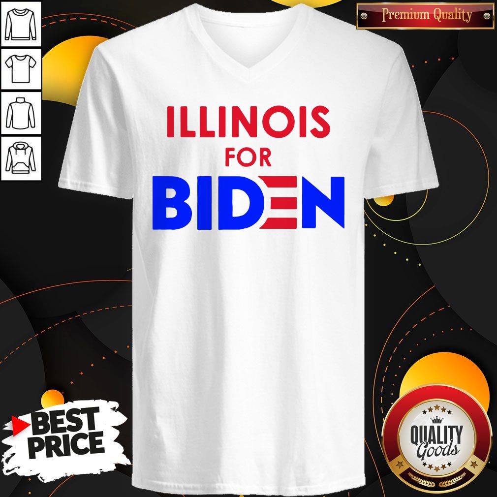 Illinois For Joe Biden Map 2020 Election USA Democrat Gift Shirt