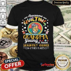 Awesome Grandma Quilting Shirt