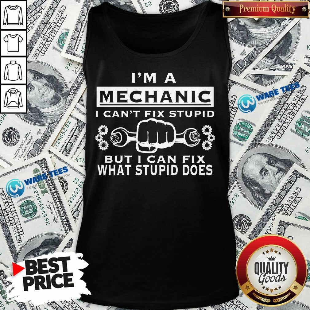 I'm A Mechanic I Can't Fix Stupid Shirt