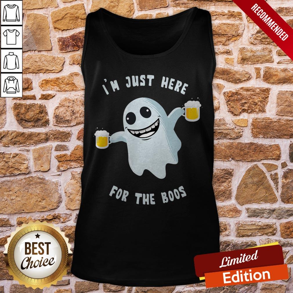 I'm Just Here Ghost Drink Beer For The Boos Halloween Shirt