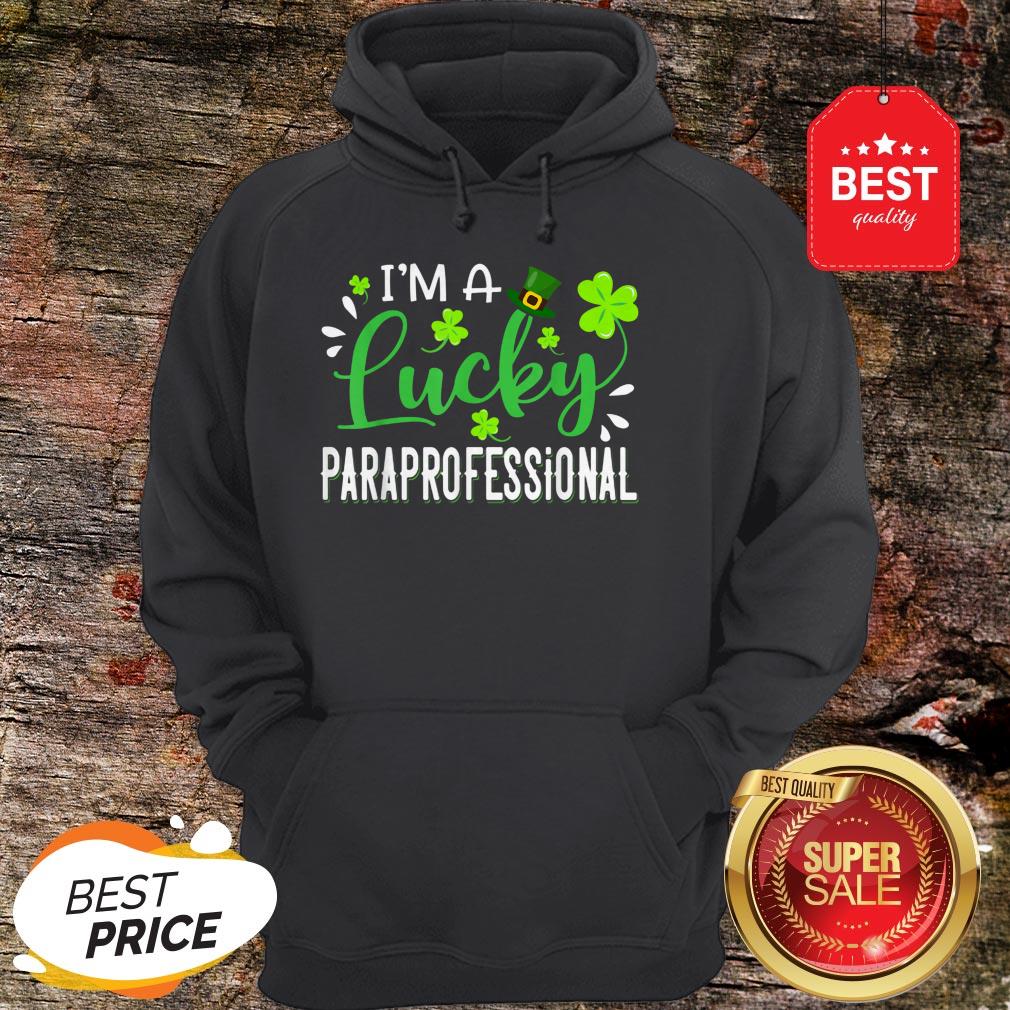 I’m Lucky Paraprofessional Shamrock Top Hat St Patrick’s Day T-Shirt