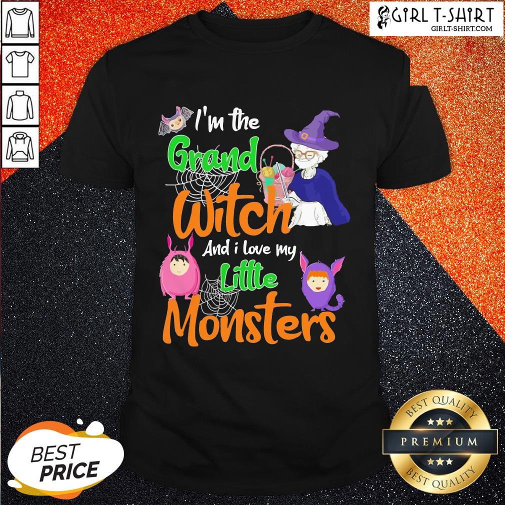 I’m The Grand Witch And I Love My Little Monsters Halloween Shirts