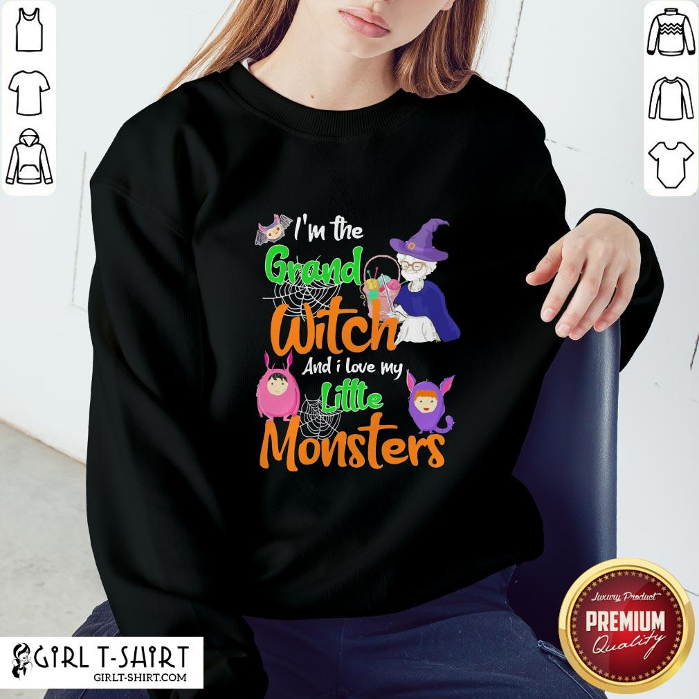 I’m The Grand Witch And I Love My Little Monsters Halloween Shirts