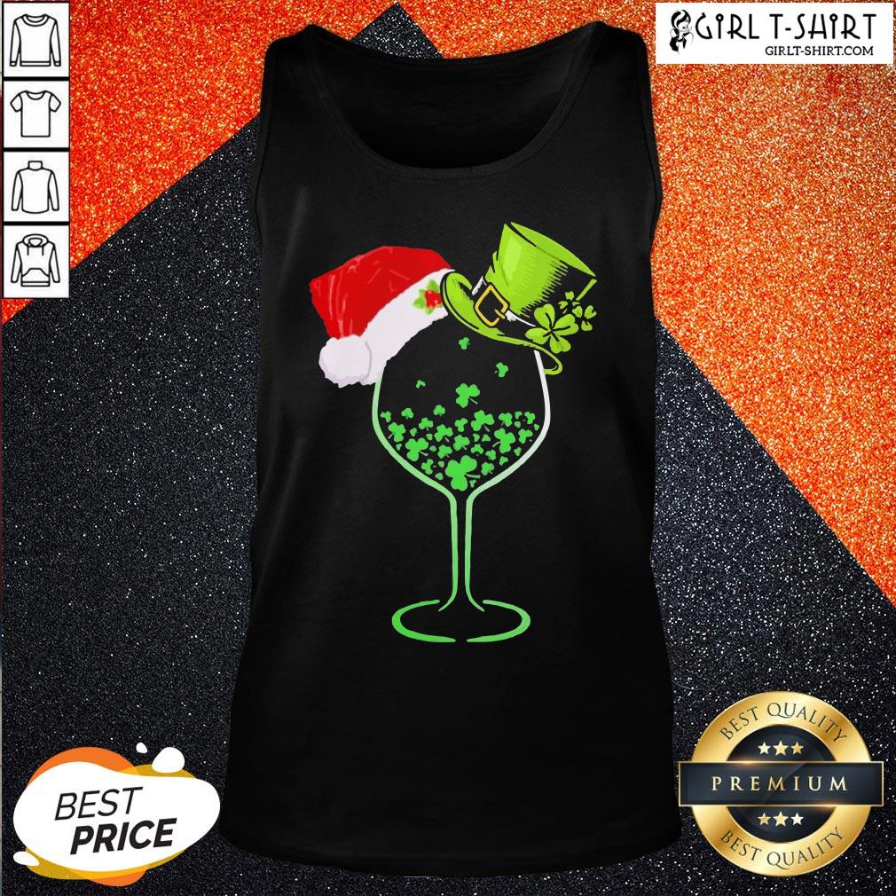 Imma Green Wine Santa Christmas Shirt