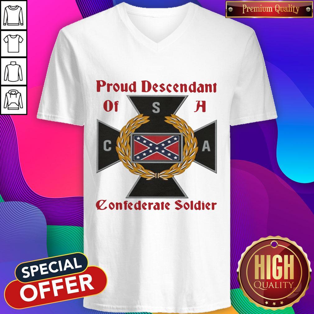 Important Proud Descendant Of A Confederate Soldier Shirt
