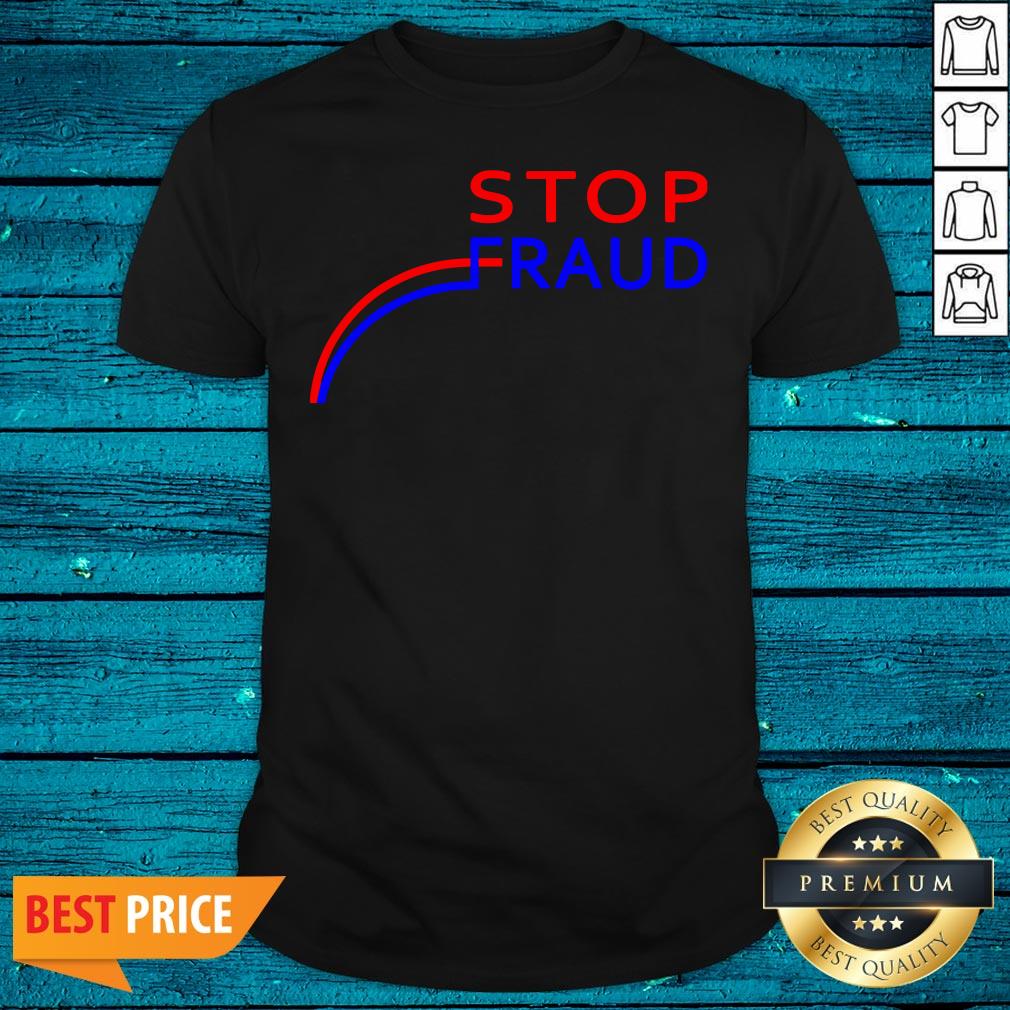 Important Stop Fraud Presidential Election Vote Graph Chart Shirt